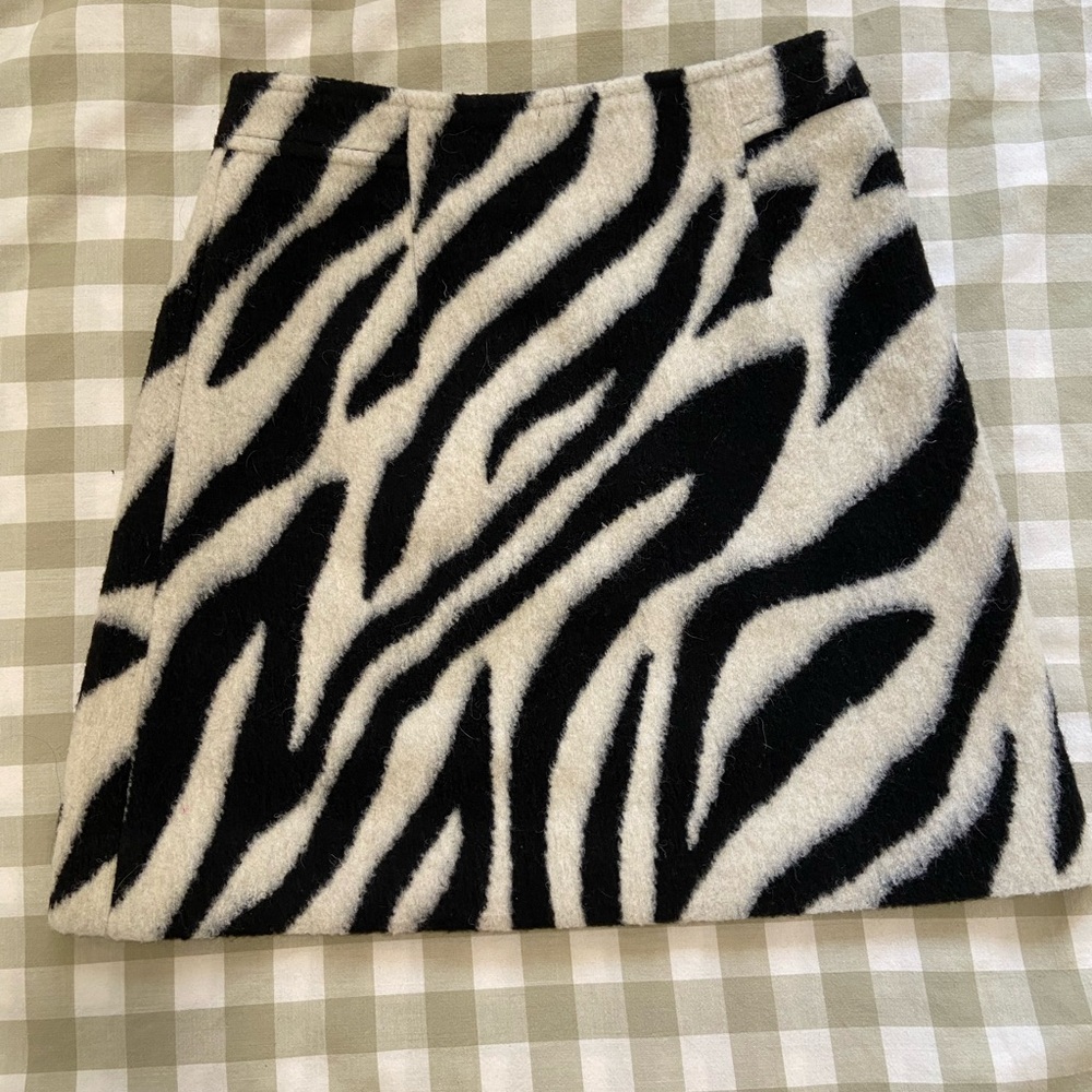 Frankie Shop Zebra Print Women's Skirt